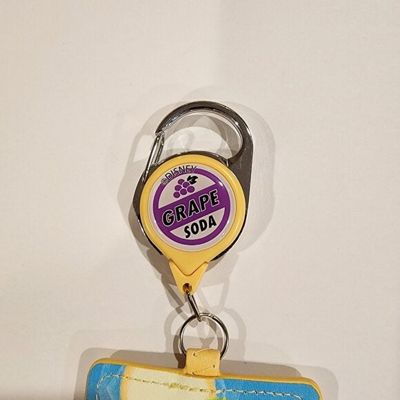 Loungefly Disney Pixar UP Carl & Ellie Picnic Retractable Lanyard ID Holder NEW - Picture 4 of 11